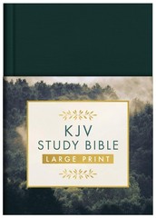 KJV Study Bible – Large Print [Gold Evergreen] (King James Bible)