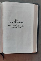 Holy Bible Premium Bonded Leather B&H KJV Giant Print Edition Red Letter 1982 VG
