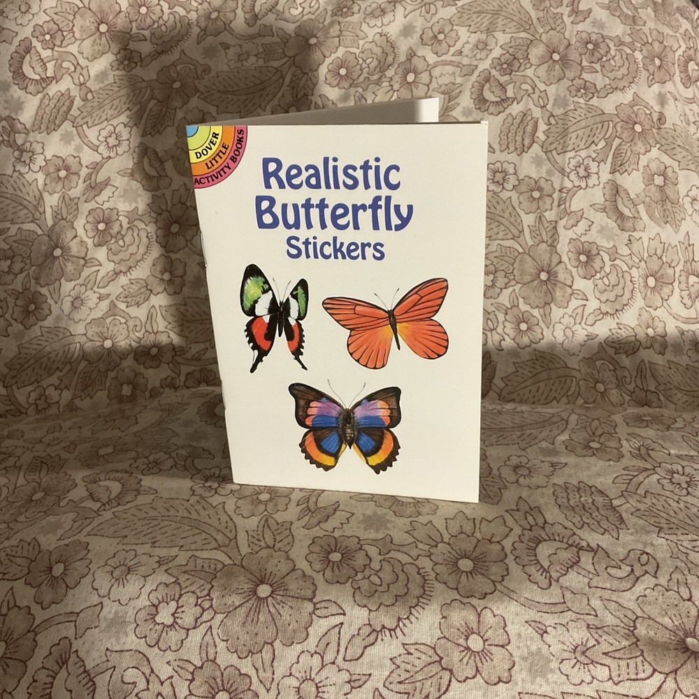 REALISTIC BUTTERFLY STICKERS (DOVER LITTLE ACTIVITY BOOKS) Jan Sovak BRAND NEW