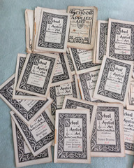 Lot of 45 1909 School of Applied Art Battle Creek, Michigan Commercial Drawing