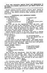 1920 Slade’s Cooking School Recipes Vintage Cook Book 76 Pages