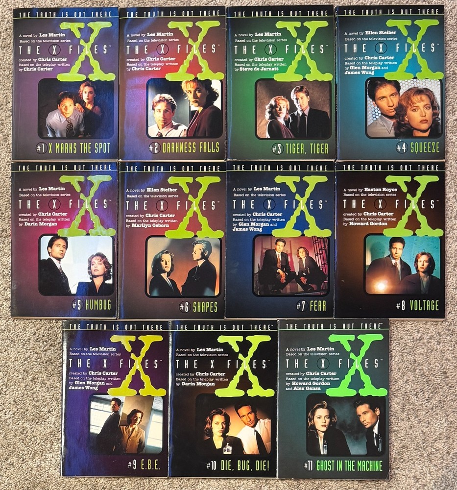 THE X-FILES – Lot of 11 Middle Grade vintage paperback books (Harper Trophy)