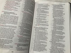 NIV Thompson Chain Reference Bible 2022 Large Print Black Bonded Leather