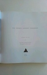 The French Laundry Cookbook Thomas Keller Hardcover Free Shipping