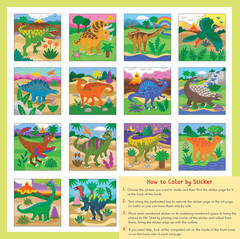 My First Color-By-Sticker Book – Dinosaurs