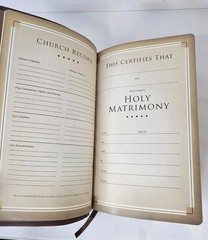 Holy Bible NIV Brown Leathersoft Cover Book Gold Gilded Page Edges