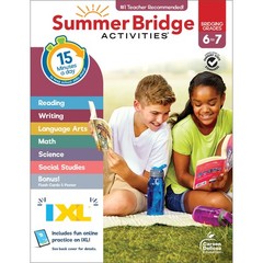 Summer Bridge Activities 6th to 7th Grade Workbooks All Subjects, Middle Sch…