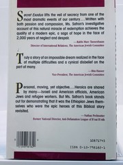 Secret Exodus – Claire Safran – 1st Edition 1st Printing – HC/DJ – Excellent