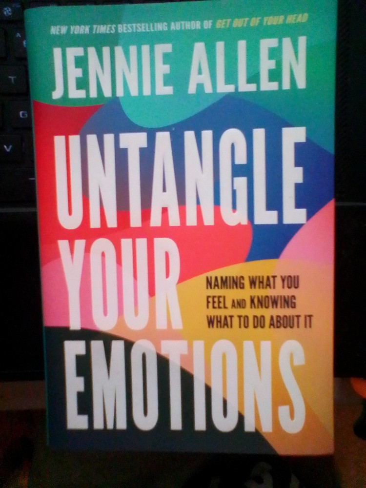 Untangle Your Emotions: 2024 WaterBrook Hardcover by Jennie Allen FIRST ED
