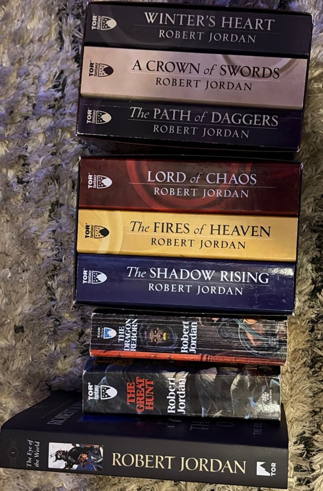 Lot Of 9 Wheel of Time by Robert Jordan 2 Box Sets