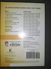 The John MacArthur Essential Bible Study Library CD-Rom eBible