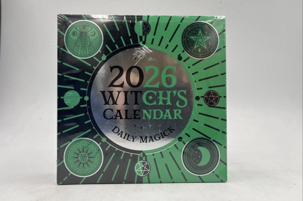 2026 Witch’s Calendar: Daily Magick by Flavia Kate Peters • Brand New & Sealed!