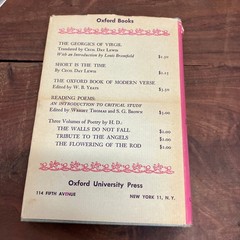 Poetry for You C. Day Lewis 1947 First American Edition Oxford Poetry