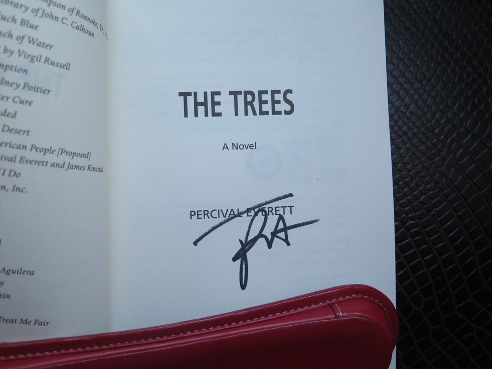 SIGNED by Percival Everett | The Trees | Paperback | 2022 Booker Prize Shortlist