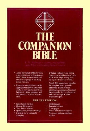 Companion Bible-KJV by Dr. Bullinger, E W: New