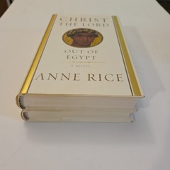 Anne Rice Christ the Lord Out of Egypt & Road to Cana Book Lot DJ/HC~ VG