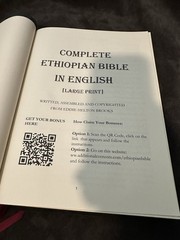 ethiopian bible in english complete large print Brown