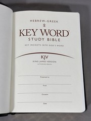 Hebrew Greek Key Word Study Bible KJV Genuine Leather Black AMG Publishers Box