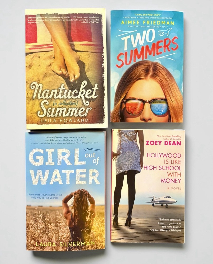 YA Book Lot Summer Romance Beach Reads Teen Fiction Mixed Set
