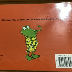 Froggy Goes to the Doctor – Hardcover By London, Jonathan – VERY GOOD