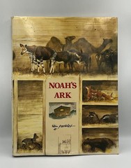 Vintage Noah’s Ark Rien Poortvliet HC Beige Illustrated 1986 Abrams Netherlands
