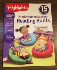 Set of 3,Highlights Kindergarten Success 15 Minutes a Day Learning Fun Workbooks