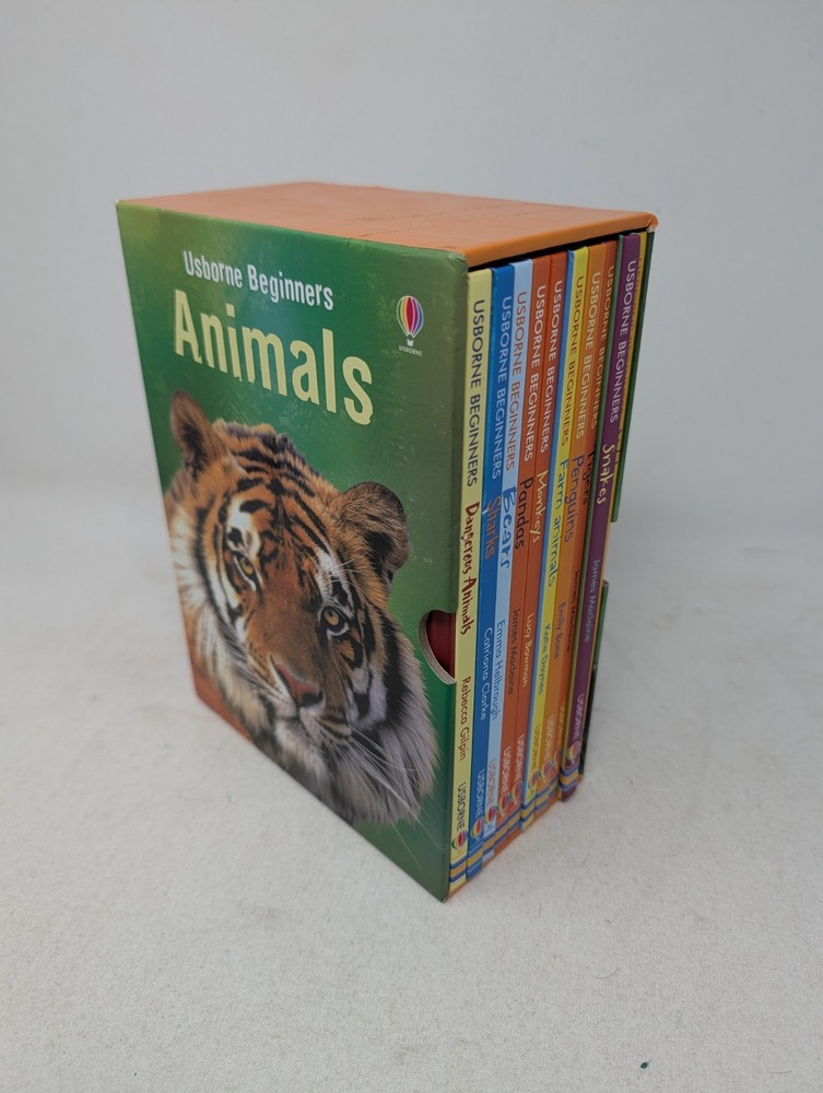 Usborne Beginners ANIMALS 10-Book Boxed Set Educational Development Corporation