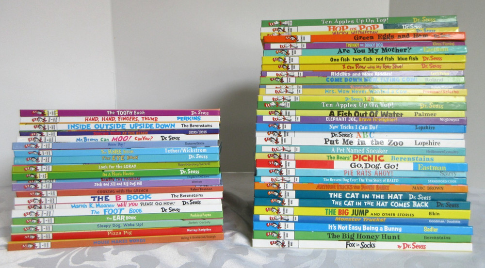 LOT – 52 DR. SEUSS BOOKS Children Classic BEGINNER Early Reader, NO DUPLICATES