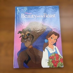Beauty and the Beast Picture Book Disney 11×8.3in English Vintage Gift