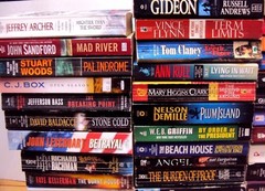 Lot 20 Mystery Thriller Action Fiction Paperback Book Random Pick Author Title