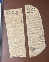 1955 ROTC Summer Camp Yearbook Fort Bragg, NC – w/ News Clippings, Training Memo