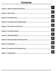 Kohler Command CH11 12.5 13 14 15 16 2-in-1 OWNER’S MANUAL & SERVICE MANUAL