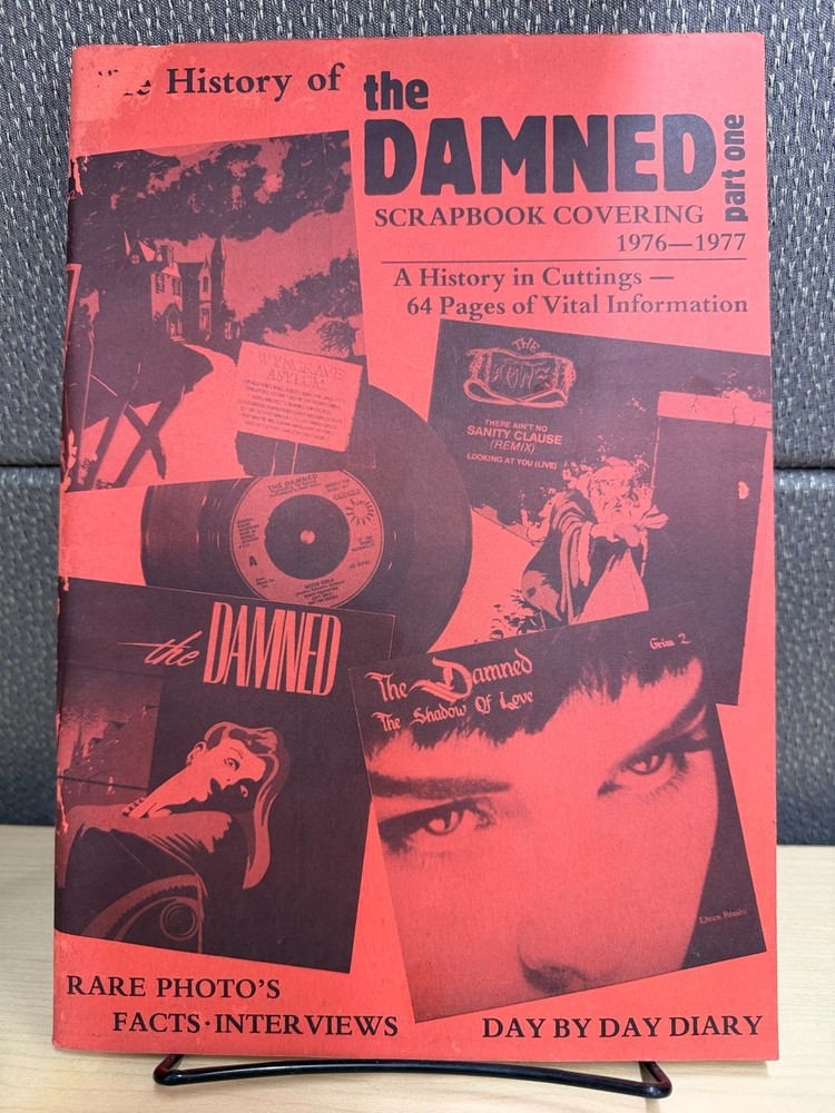 THE HISTORY OF THE DAMNED FANZINE Part One 1976-1977 ONLY 2500 made RARE Punk