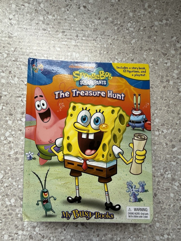 My Busy Books Nickelodeon Spongebob SquarePants w/Play mat AS SHOWN HTF