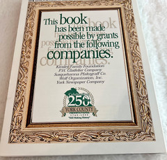 York Daily Record: Never To Be Forgotten SIGNED INSCRIBED book of York Co PA