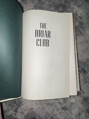 The Briar Club By Kate Quinn Hardcover Stated First Edition hc Book VERY GOOD