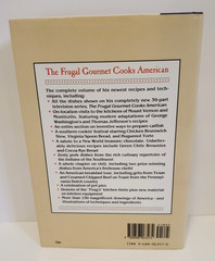 The Frugal Gourmet Cooks American by Jeff Smith (1987, Hardcover) Dust Jacket