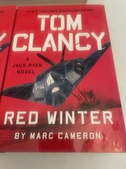 Lot of 8 TOM CLANCY Books by MARC CAMERON Hardcover &Dust Jacket Red Winter MORE