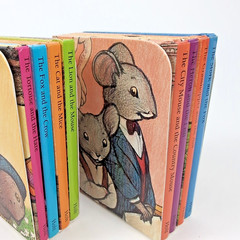 RARE 2 Box Sets 1993 MINI Aesop’s Fables Mouse Cat Fox Illustrated Graham Percy