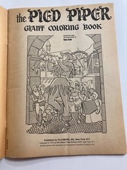 Vintage – Seven (7) Clean Giant Coloring Books – Wizard of OZ, Pinocchio,