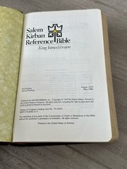 🙏 Salem Kirban Reference Bible KJV Charles Spurgeon Gary Cohen 2nd Printing