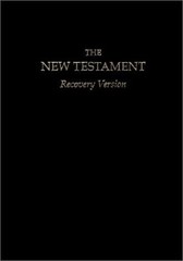 New Testament Recovery Version (large 9 1/4″ x 6 1/4″, black)