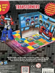Transformers Stuck On Stories with Suction Cup Toys Board Game and Storybook