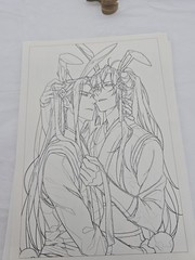 ACG Anime Coloring Book – 24 Loose Pages Color Pencil or Artist Choice SEE PICS