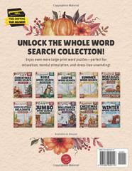Cozy Autumn Word Search for Adults: Large Print Word Puzzles for Fall Tranquilit