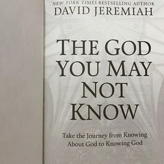 The God You May Not Know by David Jeremiah Hardcover 2018 Christianity Hardcover