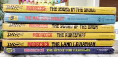 Lot 6 vintage Michael Moorcock DAW PB Books History of the Runestaff 1-4