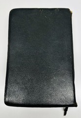 Vntg Black Oxford KJV HOLY BIBLE Leather New Scofield Edition Thumb Index c.1967