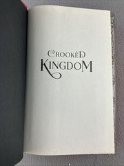 Crooked Kingdom A Sequel to Six of Crows Leigh Bardugo Hardcover Sprayed Pages