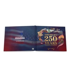 America’s 250th Anniversary Hardcover Coffee Table Book (24 Pages)